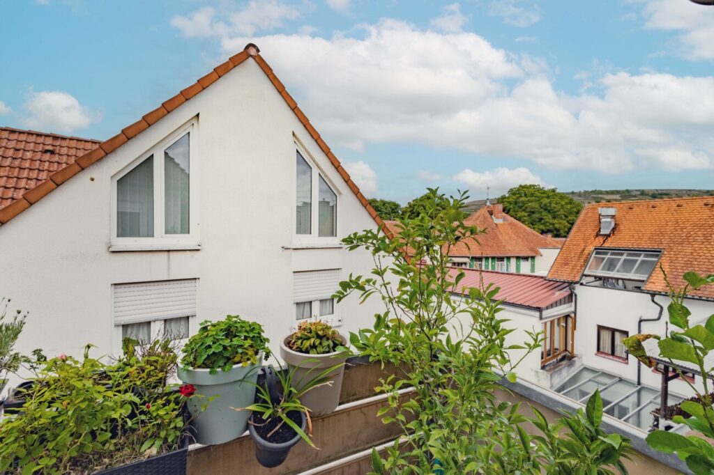 Balkon von der Küche aus