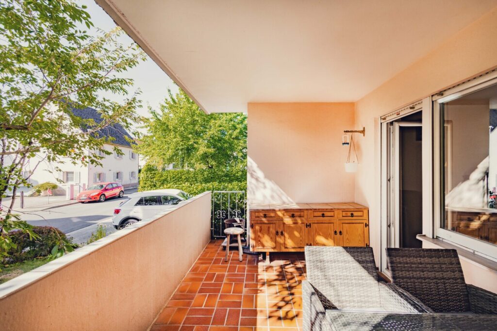 Großer Balkon