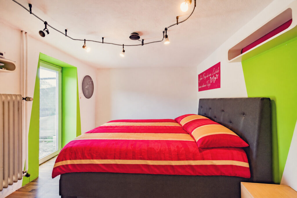 Schlafzimmer UG mit Terrasse