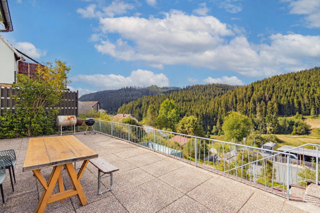 Sehr große Terrasse